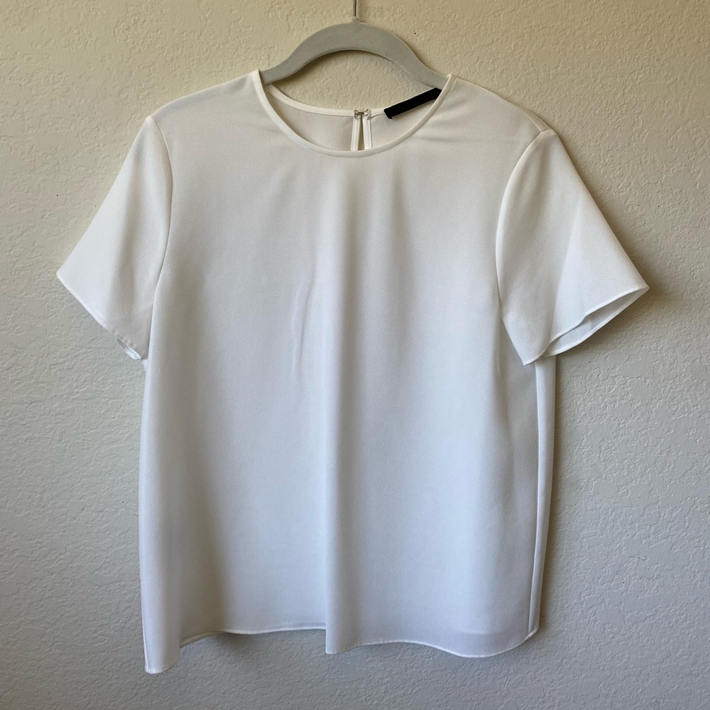 Jenni Kayne Crepe Top XS White